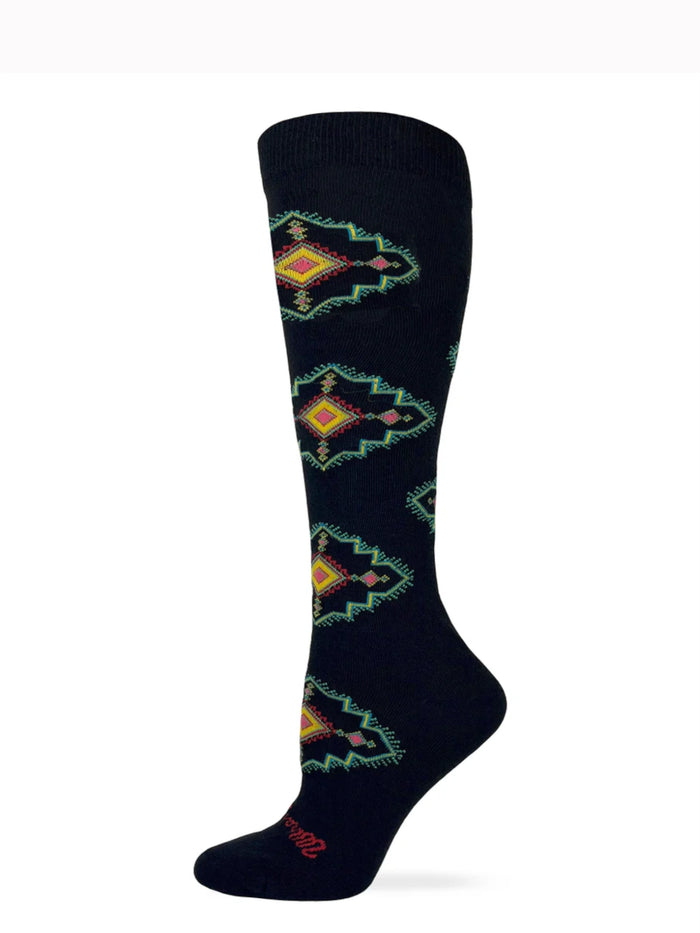 WRANGLER LADIES AZTEC TALL BOOT SOCKS
