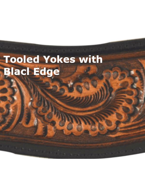 TOOLED YOKES WITH BLACK EDGE