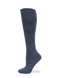 WRANGLER LADIES HORSE PATTERN KNEE HIGH SOCK