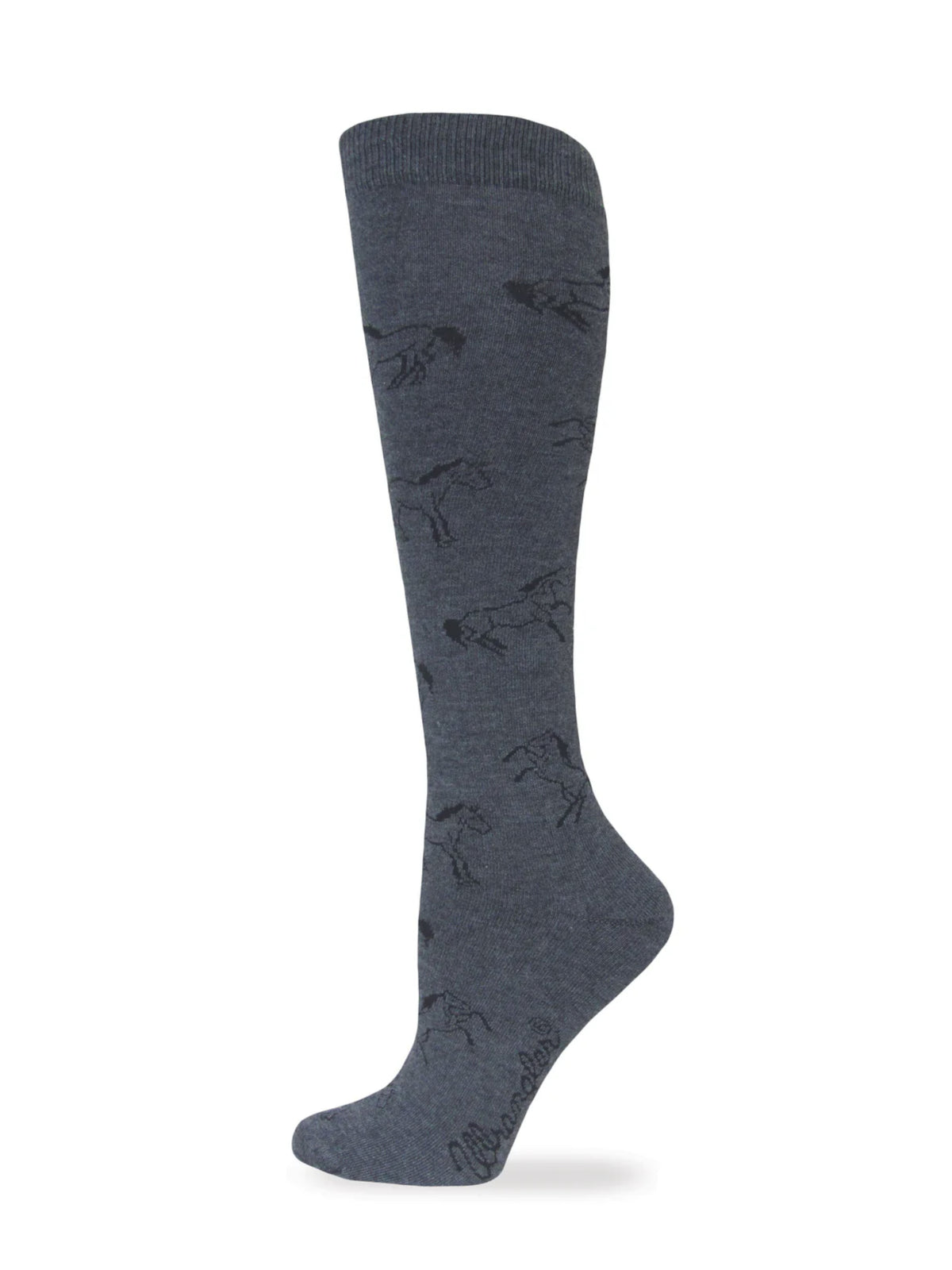 WRANGLER LADIES HORSE PATTERN KNEE HIGH SOCK